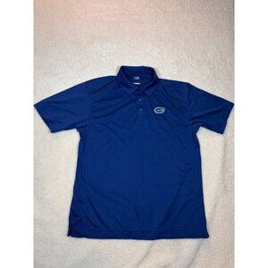 Cutter & Buck Florida Gators Polo Shirt Blue Mens Size XL